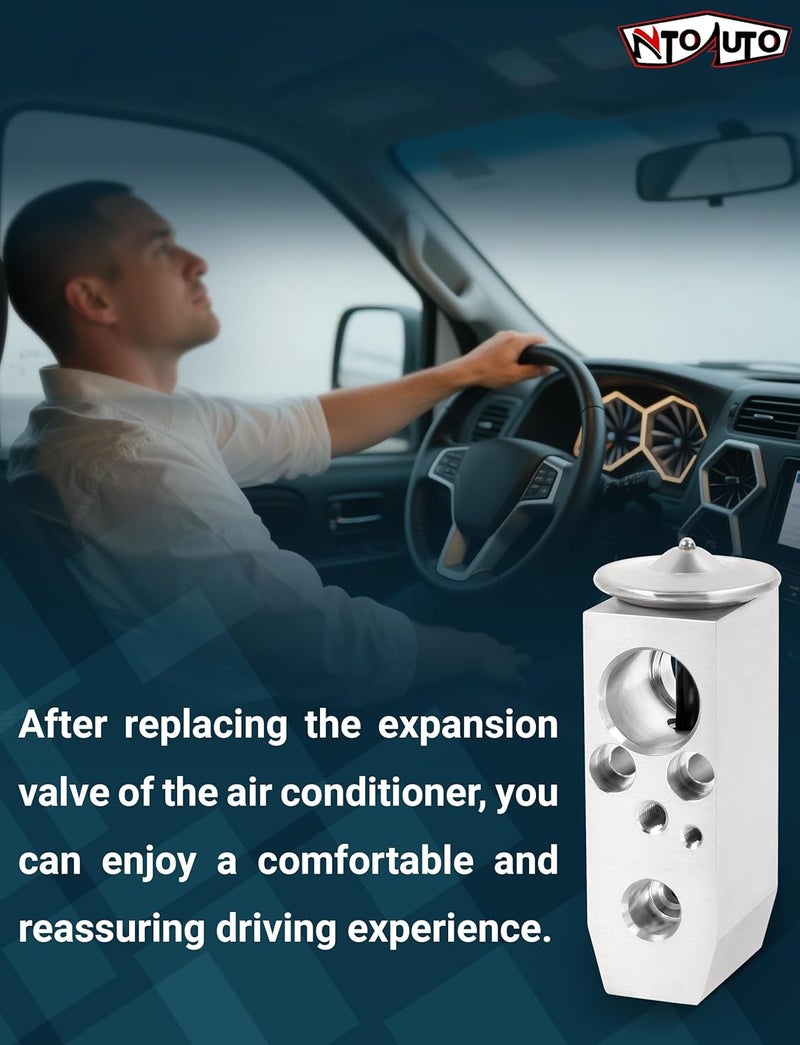 Ntoauto 10221C A/C Expansion Valve Compatible with 370Z Altima GT-R NV1500 NV2500 NV3500 Sentra Tsuru EX35 FX35 FX50 G35 G37 M35 M45 - Image 5